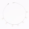 SUQI Non-fading stainless steel Round Tassel star gold Necklace Women Choker Necklaces Pendants Femme Chain jewelry gift