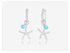SW 2020 pure 925 Sterling silver Brand beach necklace mini Starfish stud earrings modern fashion jewelry for girls