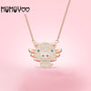 SWA Jewelry  Charming Cute Flying Pig Cute Female Necklace Cute Pig Necklace Female Jewelry