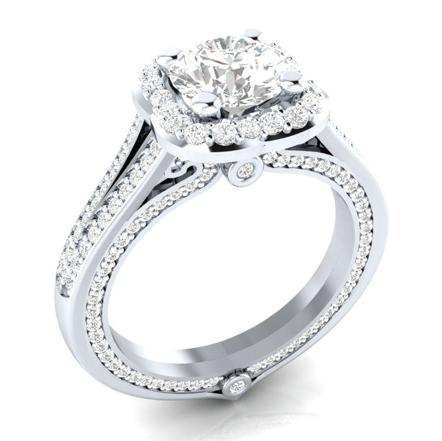 SZ 6-12 His and Hers Wedding Rings Women Engagement Ring and 8mm Stainless Steel Ring Men Dragon Ring Couple Jewelry