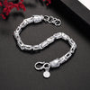 Special offer Noble 925 Sterling Silver classic dragon head Chain bracelet for men's designer jewelry party wedding gift