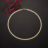 18/20/22/24 Inch Gold Color 4MM Blade Women's Neck Chain Female Necklace Gift Female  Designer Jewelry