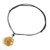 Sacred Geometry Hexagon Chakra Energy Orgone Pendant Necklace Natural Crystal Resin Orgonite Pendulum Amulet Meditation Jewelry