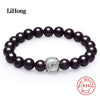 Sagittarius Bracelets For Women Luxury Jewelry Fashion Femme Watch Bracelet Natural Stone Bead 8mm Bangle