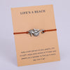 Sailing Navy Seahorse Sea Horse Ocean Charms Adjustable Bracelets Women Men Unisex Love  Friends  Jewelry Gift
