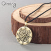 Sailor's Wind Rose Pendant Necklace Men Sailor Viking Jewelry Compass Necklace Seaman Pendant Gift Women Mariner Women