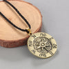 Sailor's Wind Rose Pendant Necklace Men Sailor Viking Jewelry Compass Necklace Seaman Pendant Gift Women Mariner Women