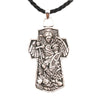 Saint Michael Archangel Protect Me Saint Prayer Men Necklace Religious Cross Talisman Jewelry