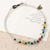 Sandrine 2021 Design Jewelry Wrap Rainbow Handmade DIY Short Choker Pendant Necklace For Femme Women Christmas Gift