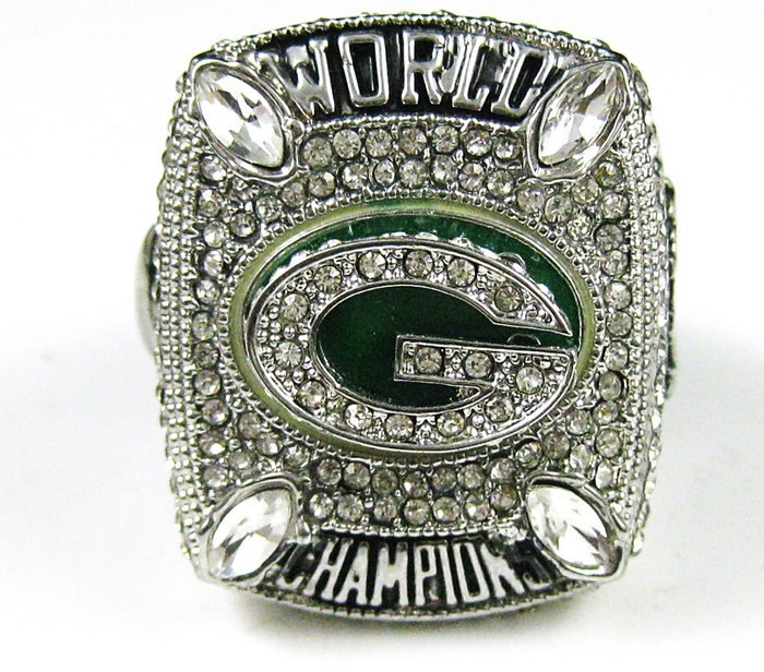 zinc alloy 2010 Green B Packers champions rings for man Fans