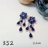 Sapphire Drop Earrings For Women S925 Sterling Silver Temperament Luxury Pendant Tassels Natural Gemstone Charms Fine Jewelry