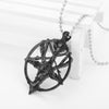Satan Goat Inverted Pentagram Pendant Necklace Downward-pointing Pentacle Baphomet Mendez Devil Lucifer Satanic Jewelry