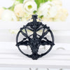Satan Goat Inverted Pentagram Pendant Necklace Downward-pointing Pentacle Baphomet Mendez Devil Lucifer Satanic Jewelry