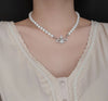 Saturn Pearl Short Necklace/Bracelet INS Collarbone Chain Choker 2021