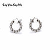 925 Silver Trendy Star Stud Earrings Silver Office Lady For Women Beads Earrings Dropshipping Wholesales
