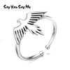 925 Sterling Silver Flying Eagle Rings Open Ring Wedding&Engagement Silver Prevent Allergy Wholesale 2020 Arrival