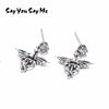 Bat Wings Earrings Accessories Gothic Style 925 Silver Earrings Creative Gift Dropshipping Wholesales