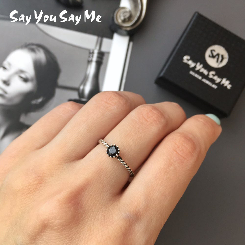 Classical wedding Silver Rings 925 Sterling Silver Gift Party Elegant Round Rings Trendy Style Dropshipping