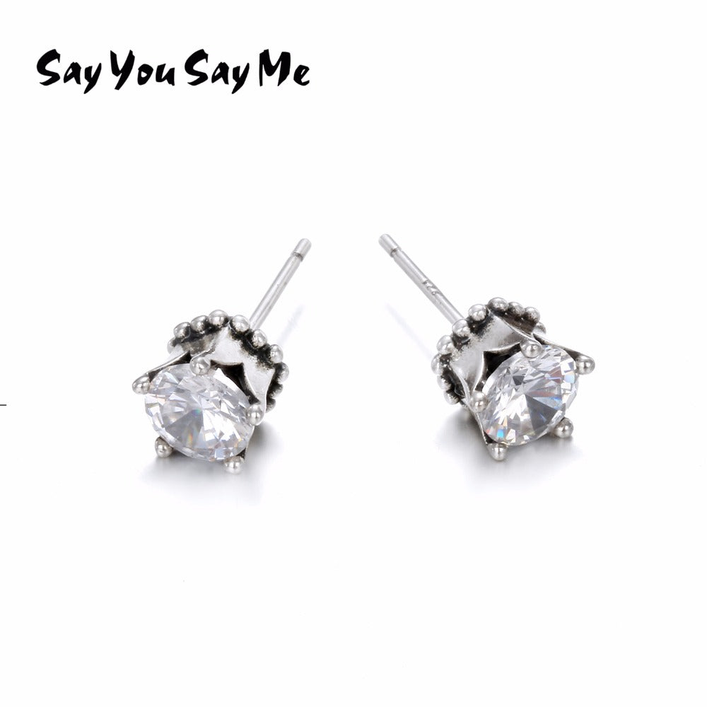 Clove flower Stud Earrings 925 Sterling Silver Trendy Earrings For Lady Dropshipping Wholesales