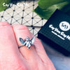 Cute Angel Silver Romantic Silver Rings 925 Sterling Silver HipHop Rings Gift Party Trendy Style Dropshipping
