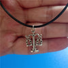 Scale Charm Choker Necklace, Black Leather Choker, Scale Pendant Necklace, Judicial Scales necklace Gothic Necklace