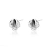 Sea Shell Stud Earrings For Women Stainless Steel Gold Color Shell Statement Earrings 2023 Trend Female Beach Jewelry