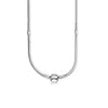 Seialoy 45cm Snake Chain Necklace Fit Original Beaded Charms Pendant Necklace Diy Handmade Women Men Jewelry Boy Girls Gift