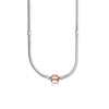 Seialoy 45cm Snake Chain Necklace Fit Original Beaded Charms Pendant Necklace Diy Handmade Women Men Jewelry Boy Girls Gift