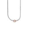 Seialoy 45cm Snake Chain Necklace Fit Original Beaded Charms Pendant Necklace Diy Handmade Women Men Jewelry Boy Girls Gift