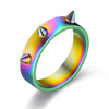Self-defense Stainless Steel Ring Punk Style Men's And Women's Thorn Jewelry Joyas Para Hombres y Mujeres