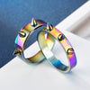 Self-defense Stainless Steel Ring Punk Style Men's And Women's Thorn Jewelry Joyas Para Hombres y Mujeres