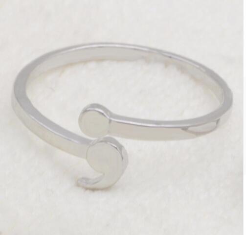 Ring Stainless Steel Suicide Depression Awareness Pause Ring Women Girl Inspiration Jewelry Strength Gift YP0011