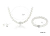 Set 2021 Worldwide Imitation Pearl Gold Simple Elegant Bridal Jewelry Kit Gift Fast Marketing Selling