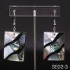Seven Styles Silver Earrings For Women Trend Painted Shells For Fashion Woman Earrings Silver 925 Jewelry