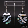 Seven Styles Silver Earrings For Women Trend Painted Shells For Fashion Woman Earrings Silver 925 Jewelry