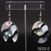Seven Styles Silver Earrings For Women Trend Painted Shells For Fashion Woman Earrings Silver 925 Jewelry