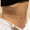 Sexy Belly Chains For Women Thin Beads Link Waist Chain y2k Belt Body Jewelry Women Accessories Summer 2023 Bijoux Femme