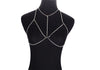 Sexy Body Jewelry Nightclub DJ Lady DS Sparkling Bra Classic Copper Star Rhinestone Charm beach Strap type Chest  chain