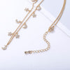 Sexy CZ Moon Star Fine Chokers Necklaces For Women  Multi Charms Crystal Copper Chokers Collares Party Jewelry