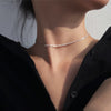 Sexy  Choker Necklace Silver Colour chain Choker Necklace Women Jewelry  Chocker Necklace Jewelry Gift