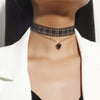 Sexy Lace Vintage Choker Necklace for Women Collar Torques Neck Jewelry Black Boho Yin Yang Pendant Necklaces Charm Gothic