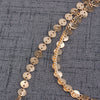 Sexy Multilayer Sequins Crystal Rhinestone Tassel Pendants Chain Necklace Choker Collar Women Jewelry #235641
