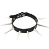 Sexy Punk Big Spiked Rivets Rock Gothic Chokers Women Leather Spike Rivet Stud Collar Choker Necklace Statement Emo Rave Jewelry