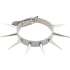 Sexy Punk Big Spiked Rivets Rock Gothic Chokers Women Leather Spike Rivet Stud Collar Choker Necklace Statement Emo Rave Jewelry