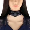 Sexy Punk Gothic Leather Necklace Bdsm Choker Collar Women Harajuku Round Black Collar Necklaces Party Jewelry Gift accessories