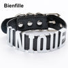 Sexy Unique Choker Gold  Metal Collar Handmade BDSM 35MM Big Words PU Leather Buckle Collar Fetish Necklace Women