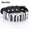 Sexy Unique Choker Gold  Metal Collar Handmade BDSM 35MM Big Words PU Leather Buckle Collar Fetish Necklace Women
