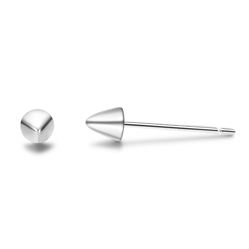 2020 New Fashion Simple Nail Stud Earrings for Woman&Man 925 Sterling Silver Spike Point Neutral Earring Party Jewelry