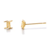 2020 New Fashion Twisted Rope Stud Earrings for Women & Man 100% 925 Sterling Silver Jewelry Cute Tiny Party Earrings