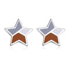 2020 925 Sterling Silver Stud Earrings Fashion New Star Earrings for Women Lucky Gift Jewelry Color Lacq Earring